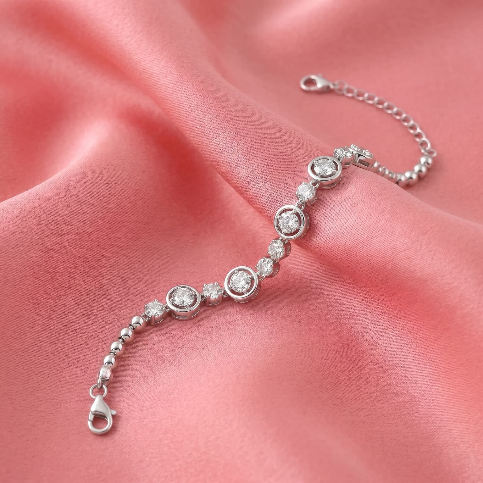 Bezel Dot & Bead Bracelet 3