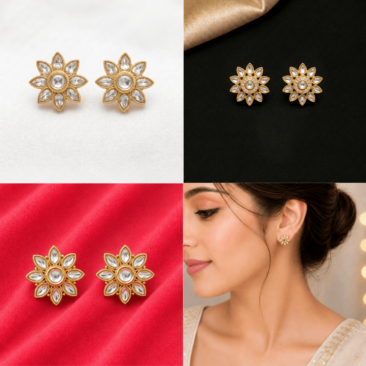 Blossom Starburst Stud Earrings 5