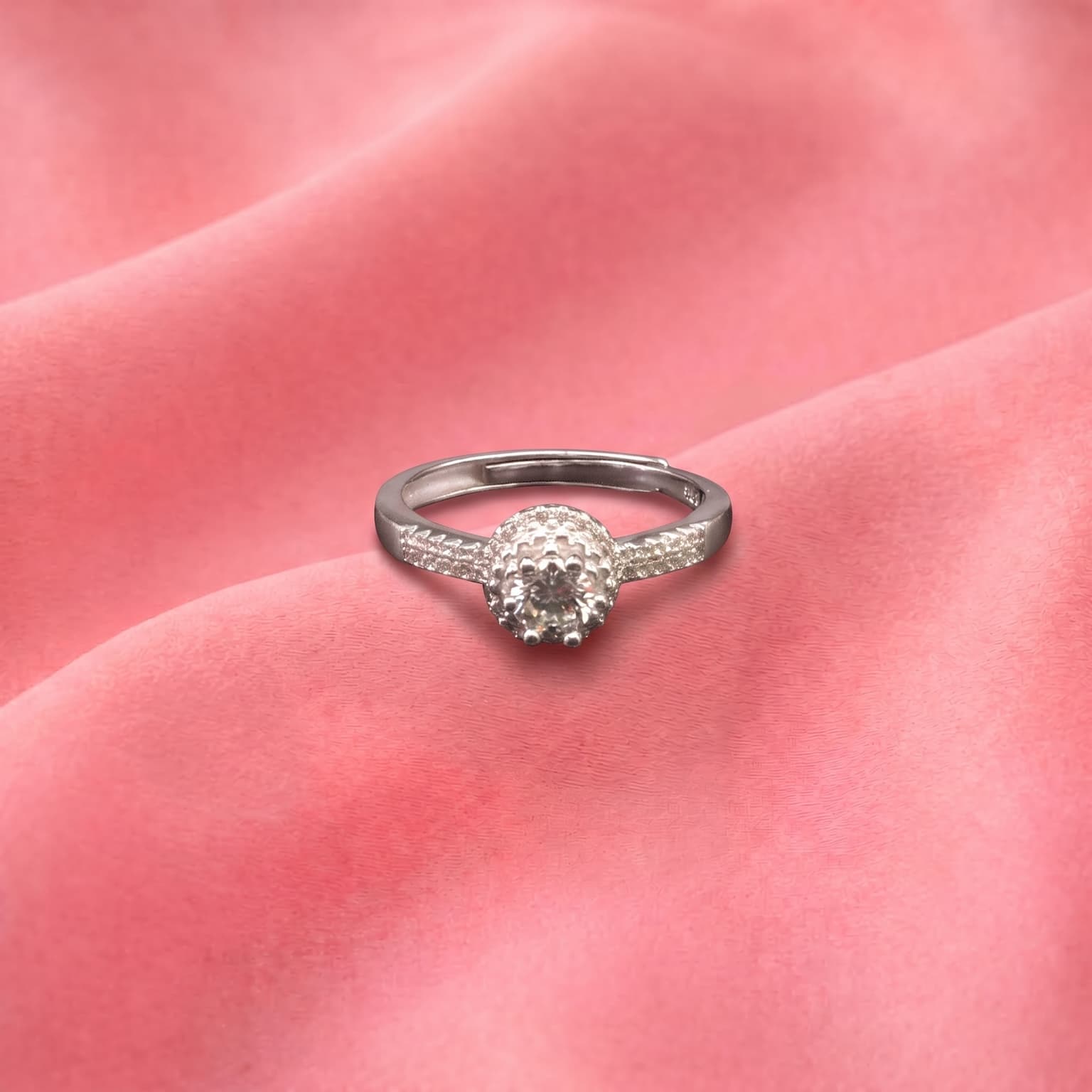 Classic Halo Ring (Adjustable) 3