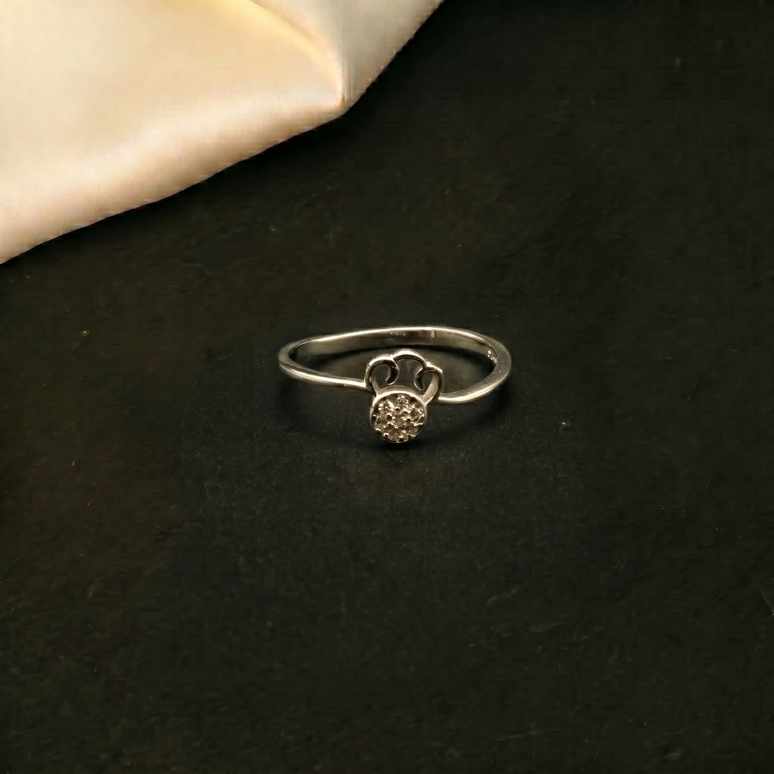 Pave Bow Ring