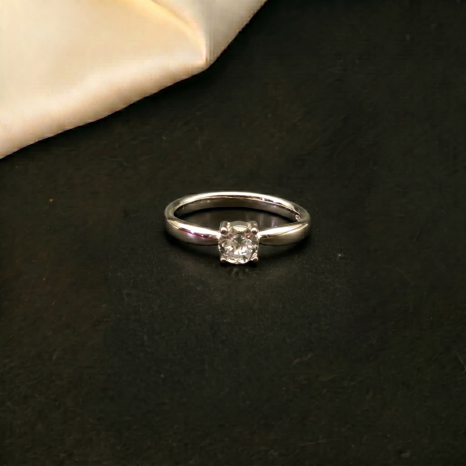 Petite Solitaire Ring 2