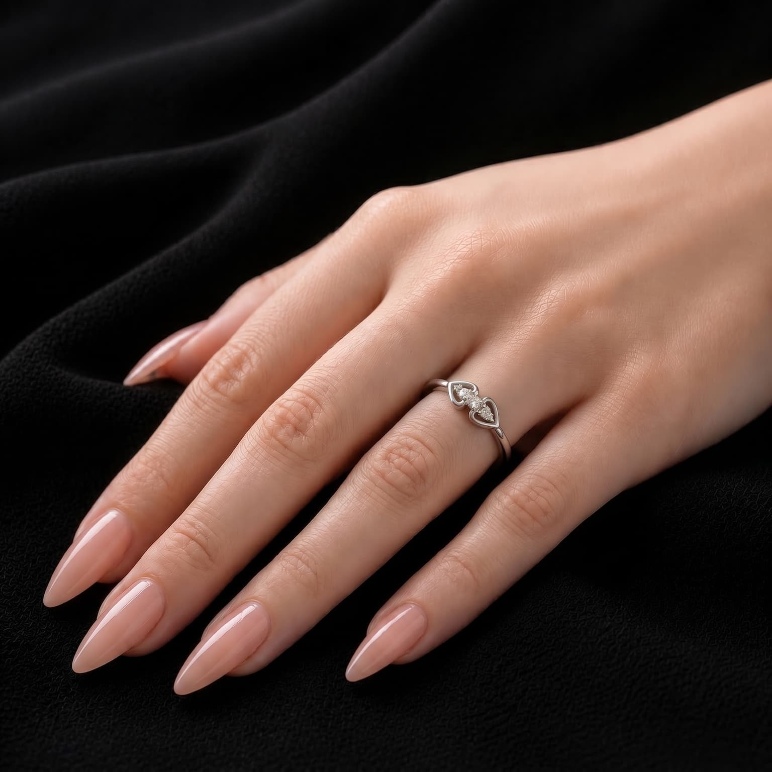 Twin Hearts Ring 4