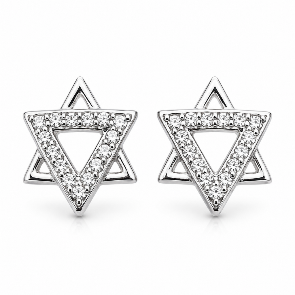 star-shap-CZ-studs