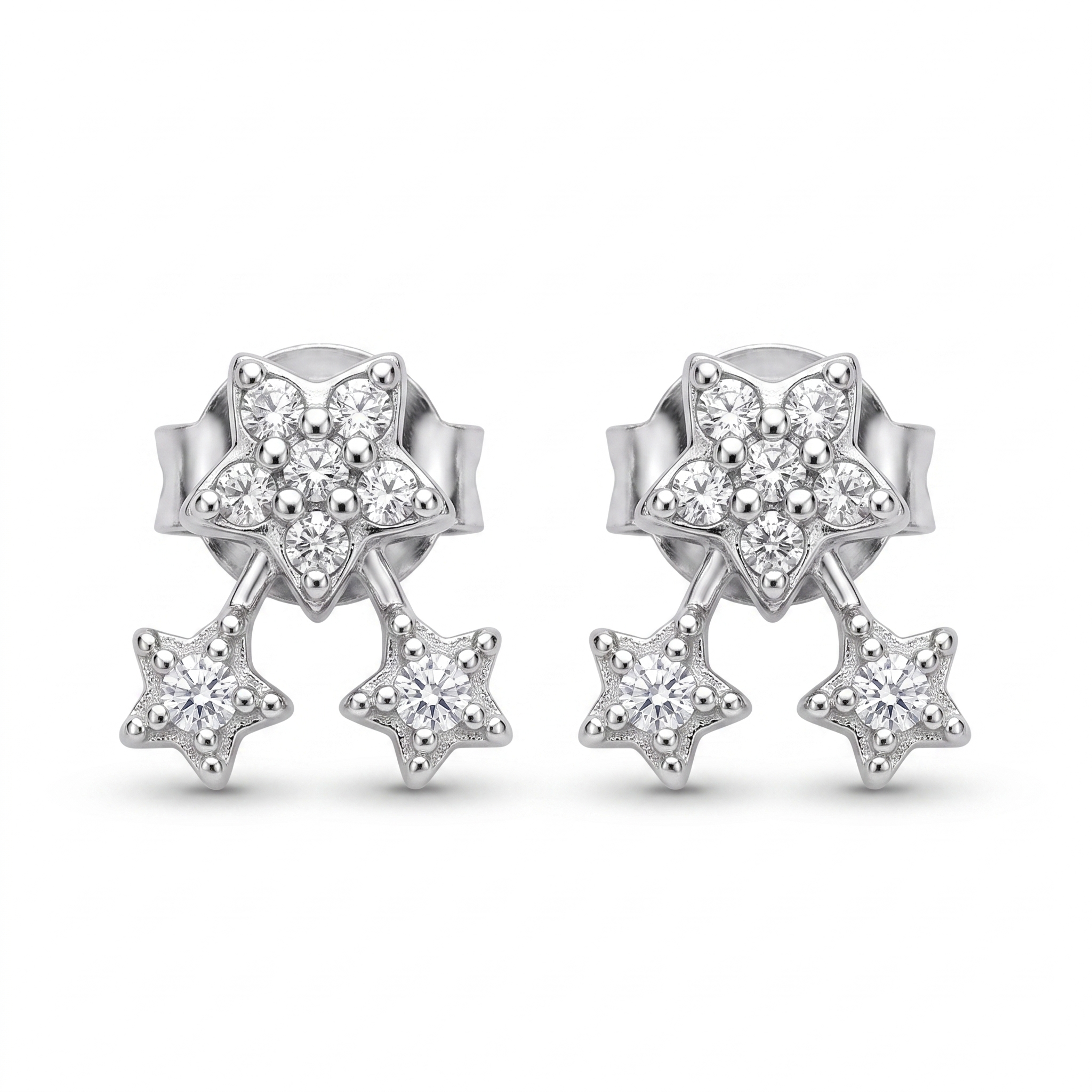 star-trio-studs