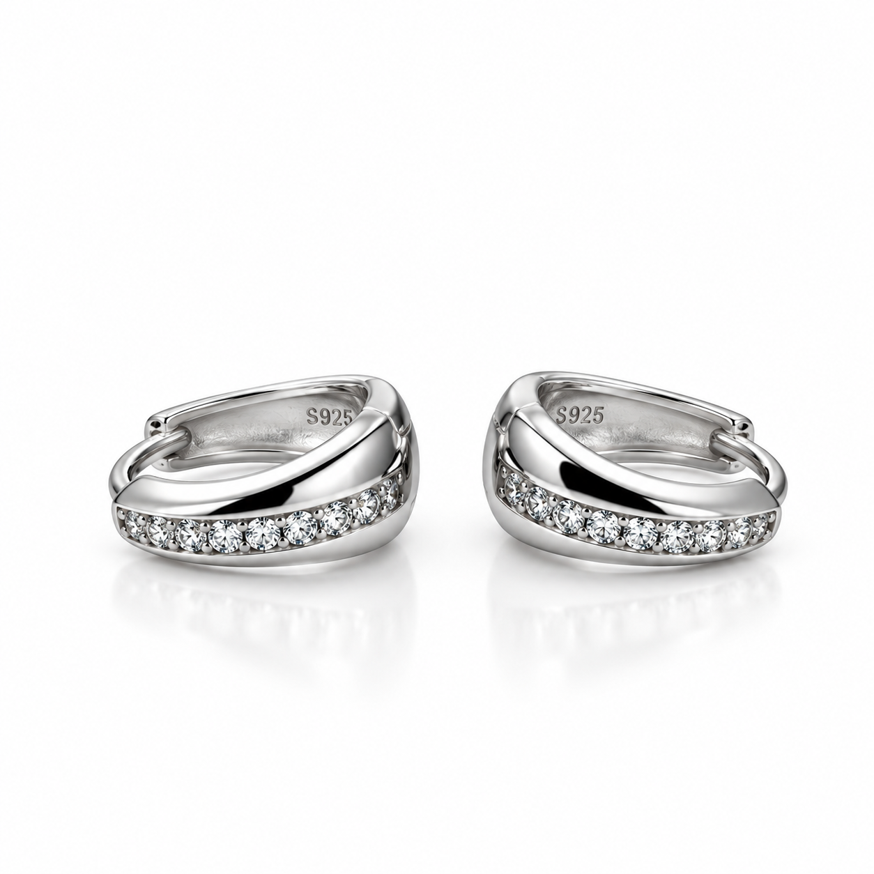 Dual Band Earrings