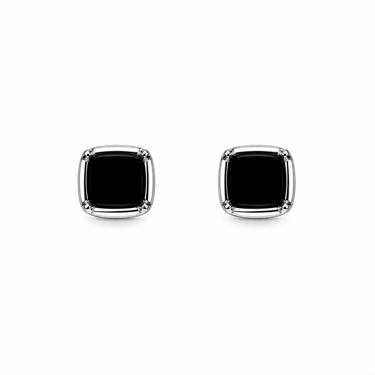 Midnight square studs