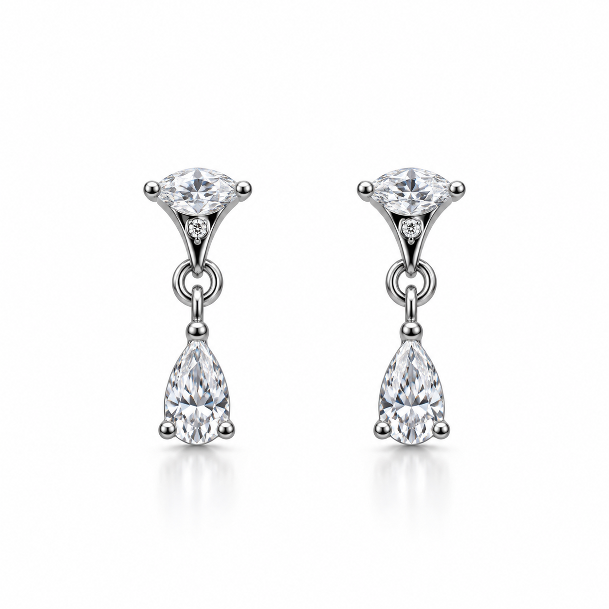 Pear Cut Studs
