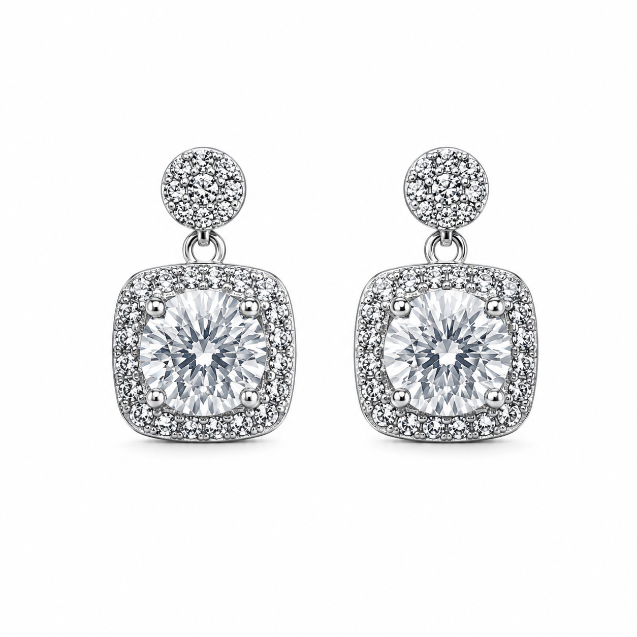 Square drop Earring