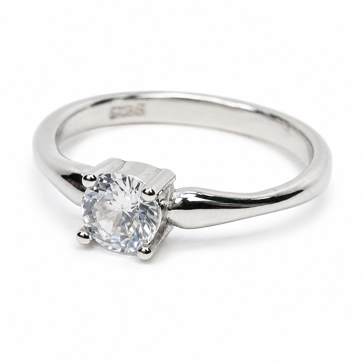 basic CZ pointer ring