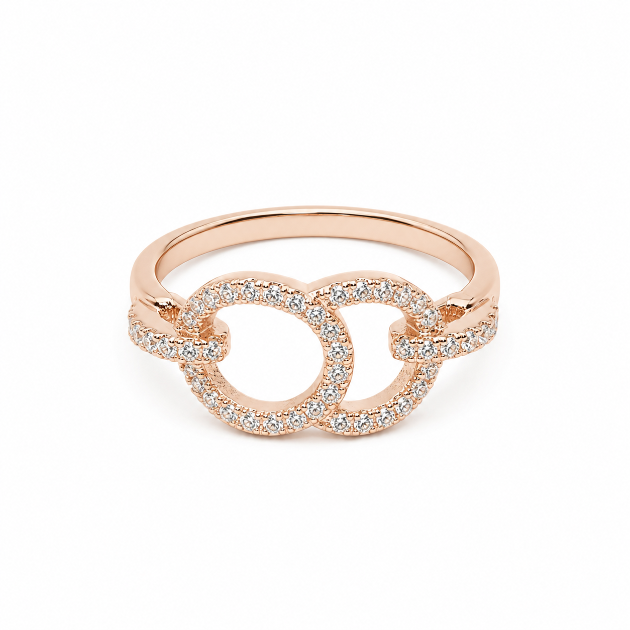 circle in circle rose colour ring