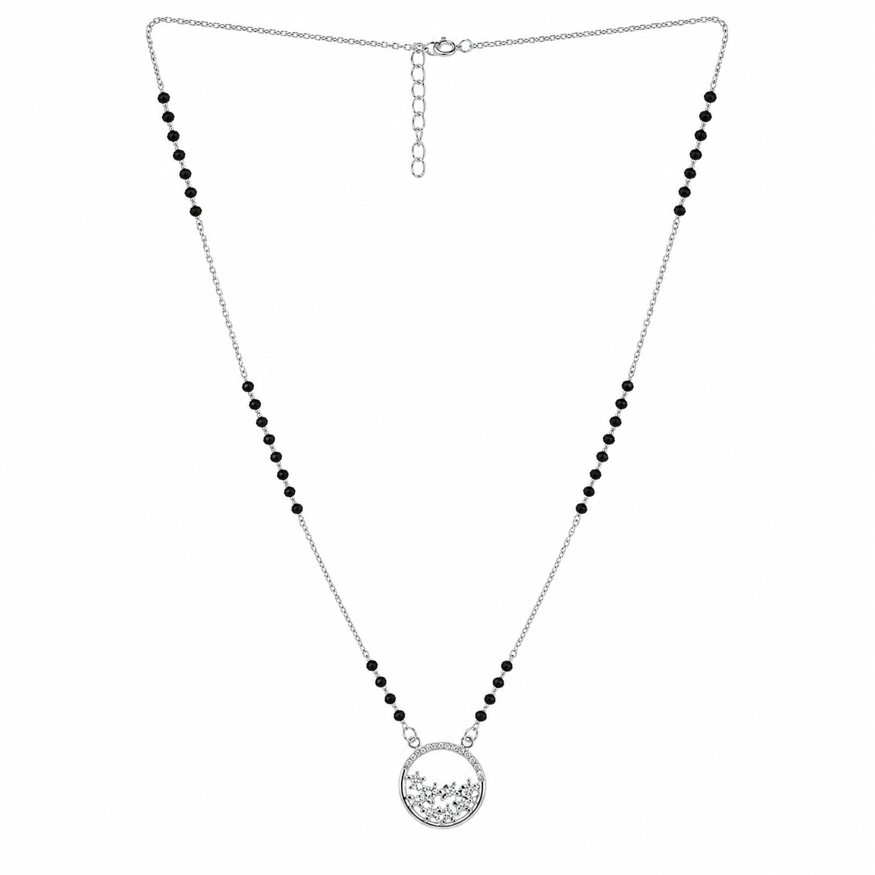 fower-bunch-CZ-black-bead-mangalsutra