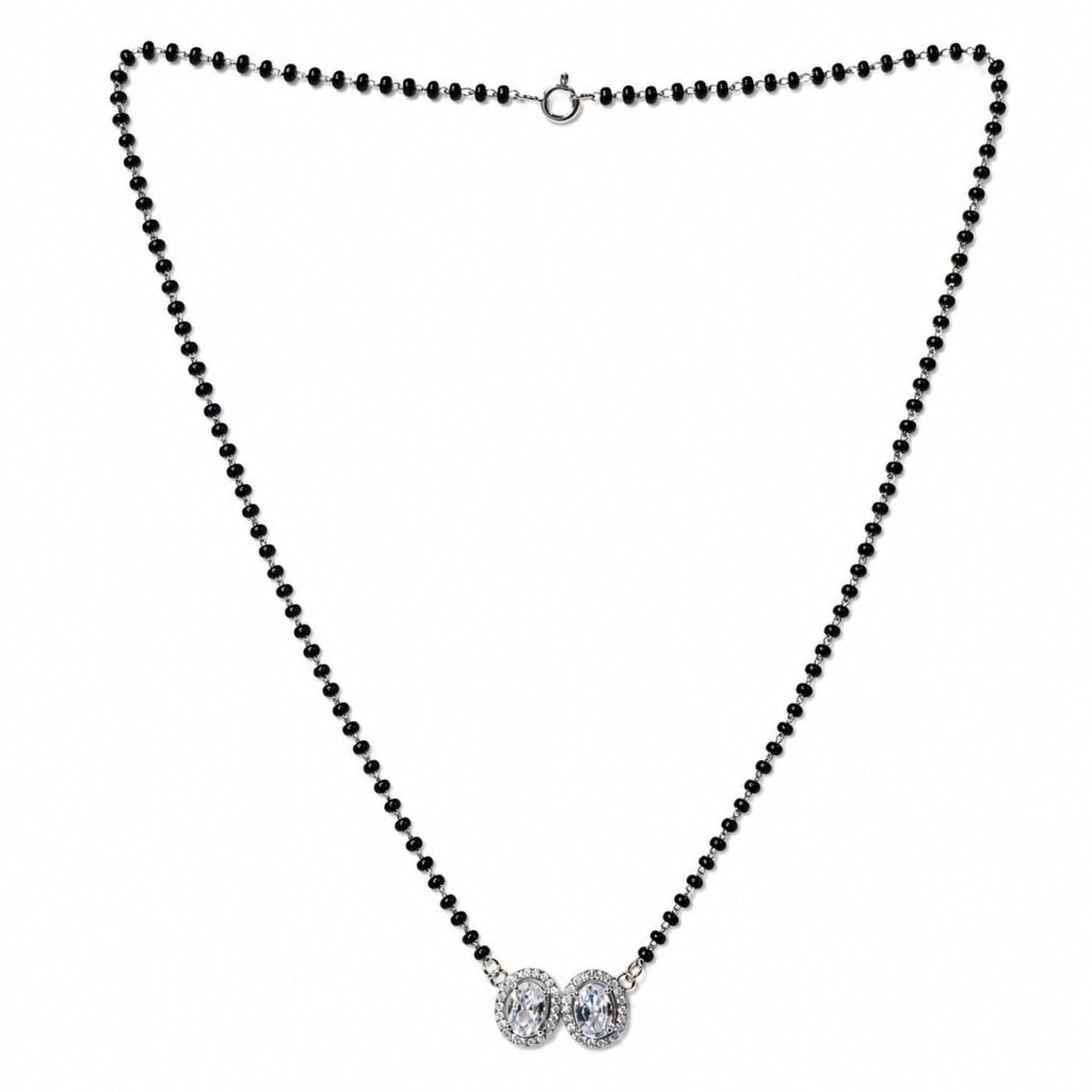 ovel-shaped-twin-CZ-black-beads-mangalsutra