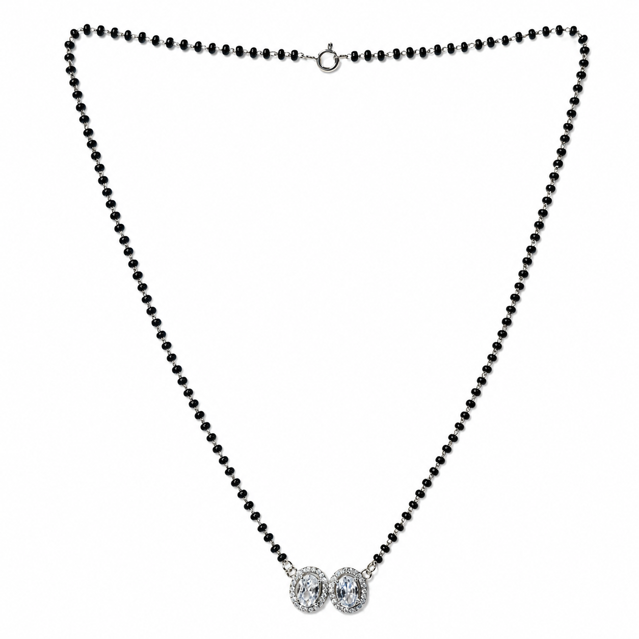 ovel-shaped-twin-CZ-black-beads-mangalsutra