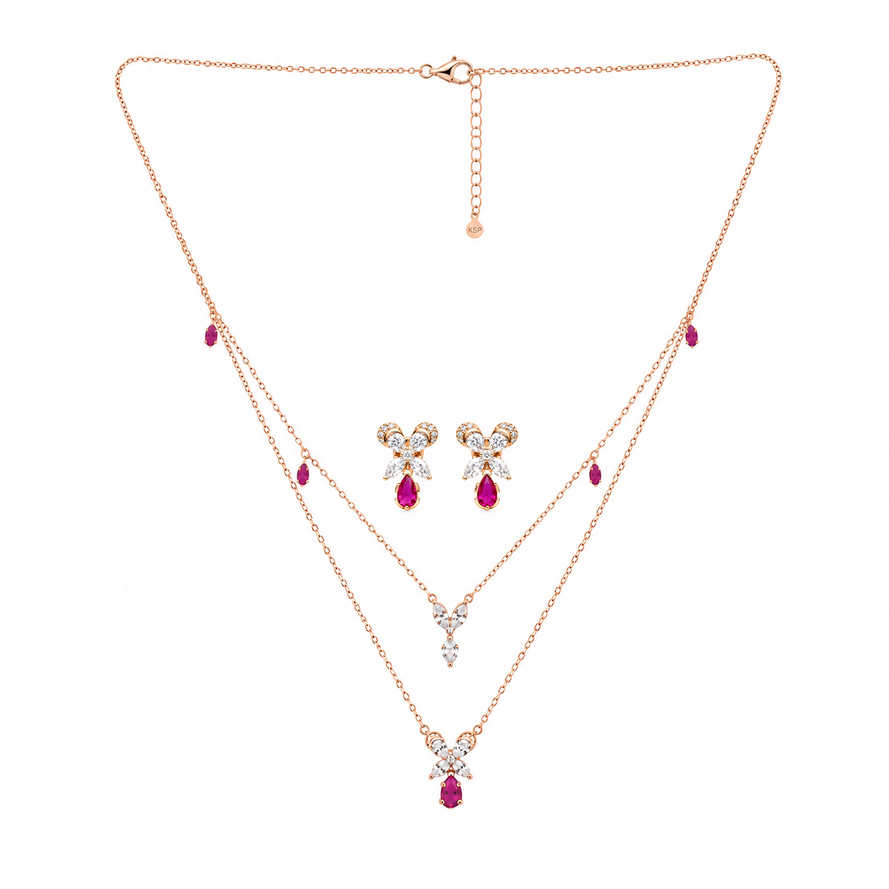 rose-ruby-butterfly-pandent-set