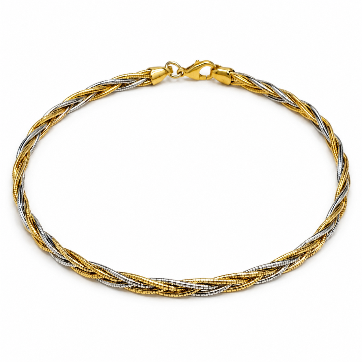 two-tone-twisted-mesh-anklet(single pcs)